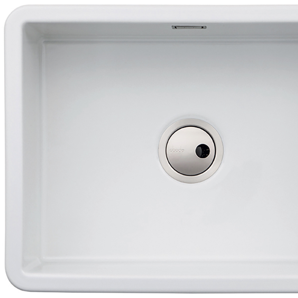 wilko Sandon Ceramic 1.0 Bowl Kitchen Sink 595mm Image 2