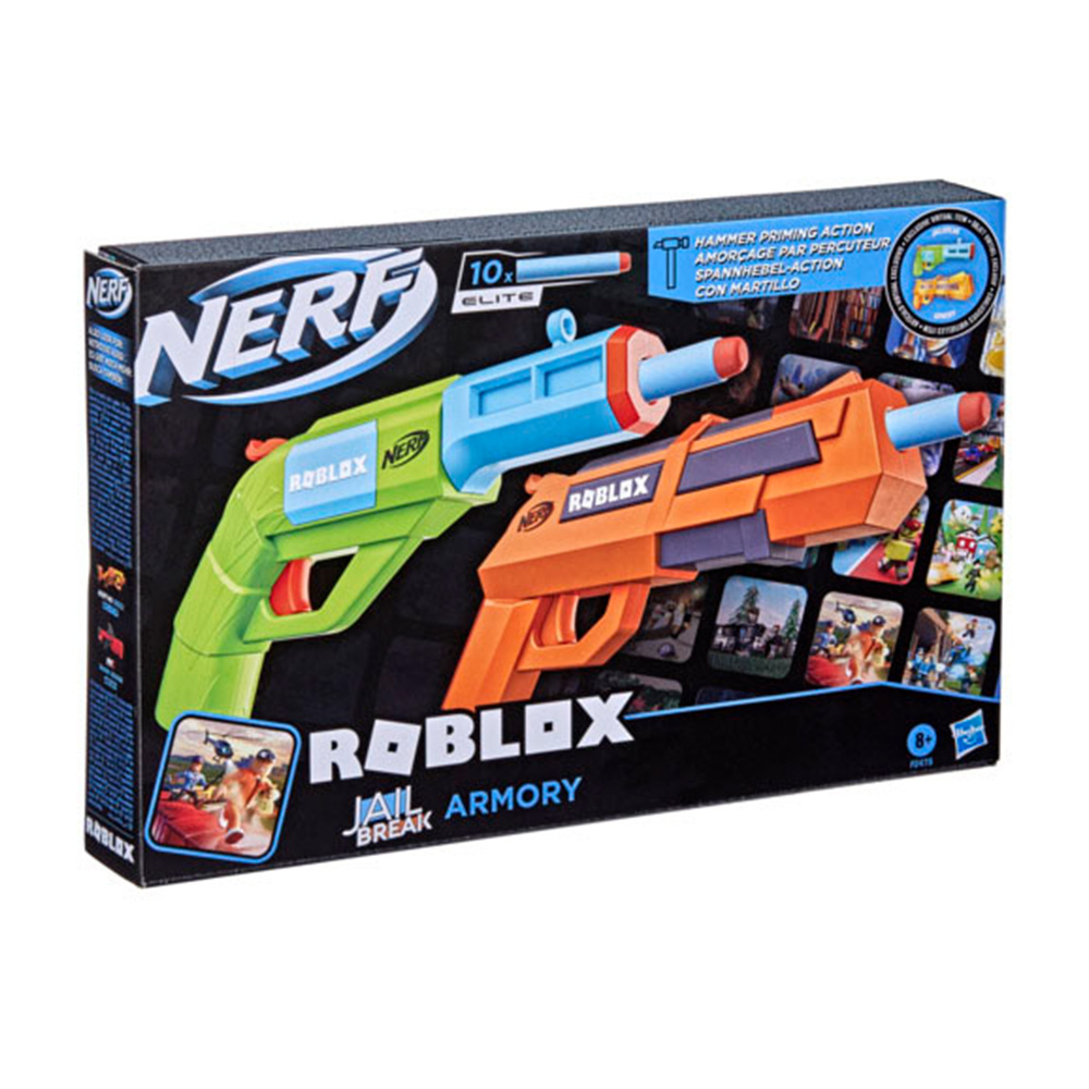 Hasbro Nerf Roblox Jailbreak Armoury Blaster 2 Pack Image 4