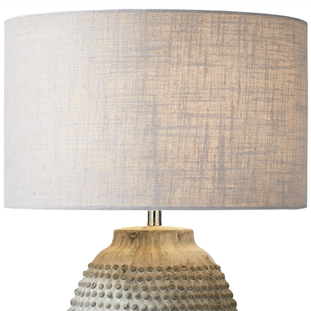 The Lighting and Interiors Grey Ludlow Bobble Table Lamp Image 4