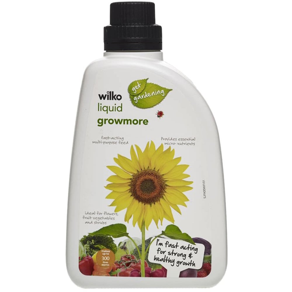 Wilko Growmore Plant Feed Liquid 1L Image 1