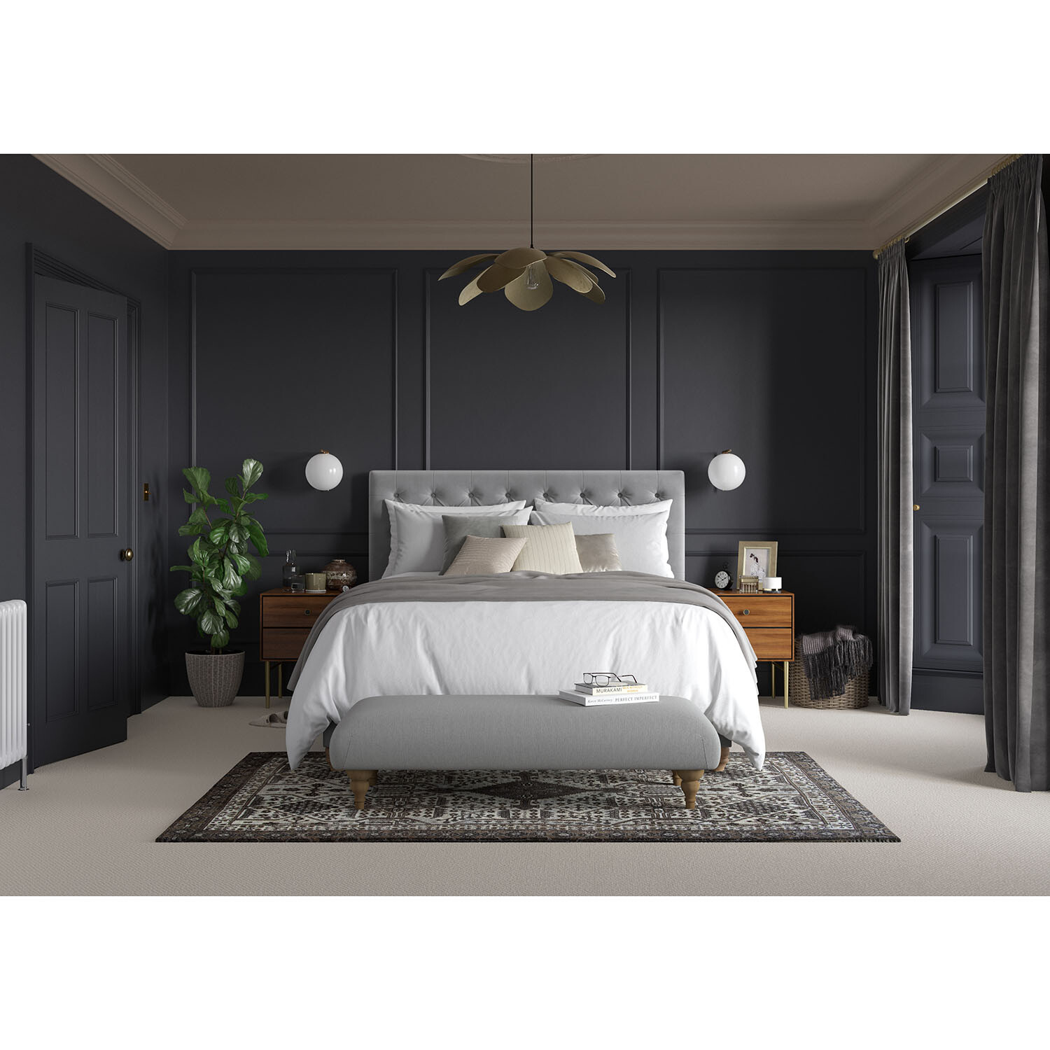 Dulux Heritage Walls and Ceilings Ravens Flight Velvet Matt Emulsion Paint 2.5L Image 7