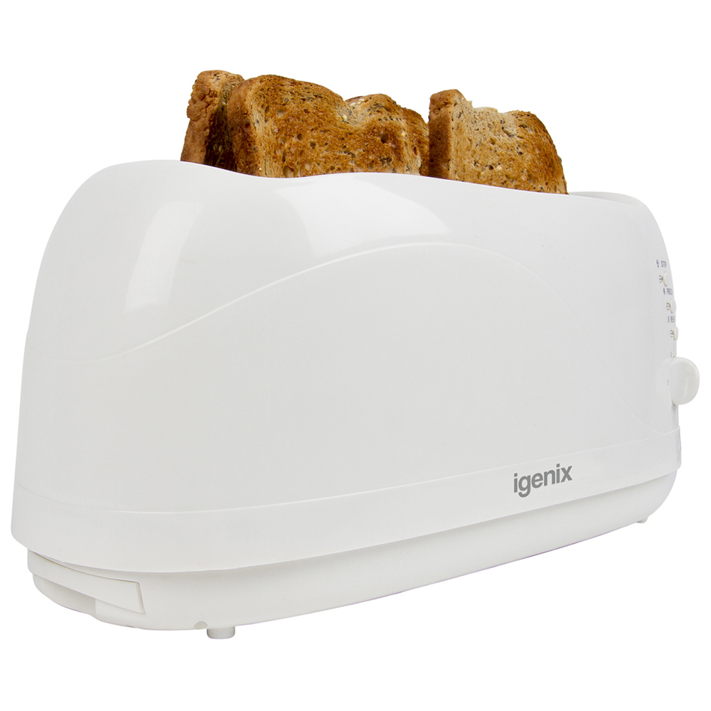 Igenix IG3020 White 4-Slice Toaster Image 7