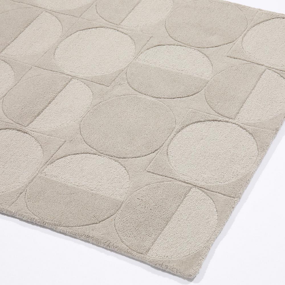 Arabella Grey Wool Rug 160 x 230cm Image 2