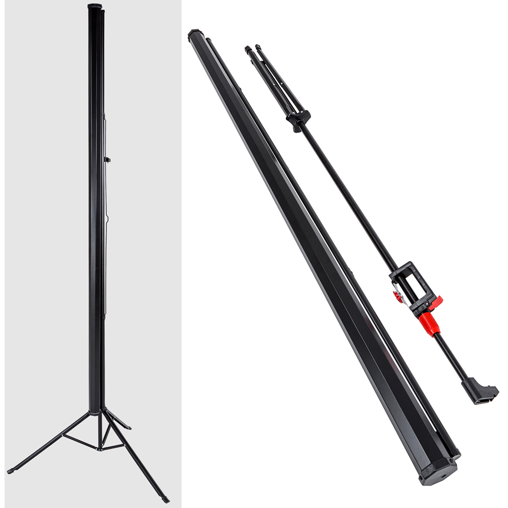 tectake Extendable Tripod Projector Screen 110 inch Image 5