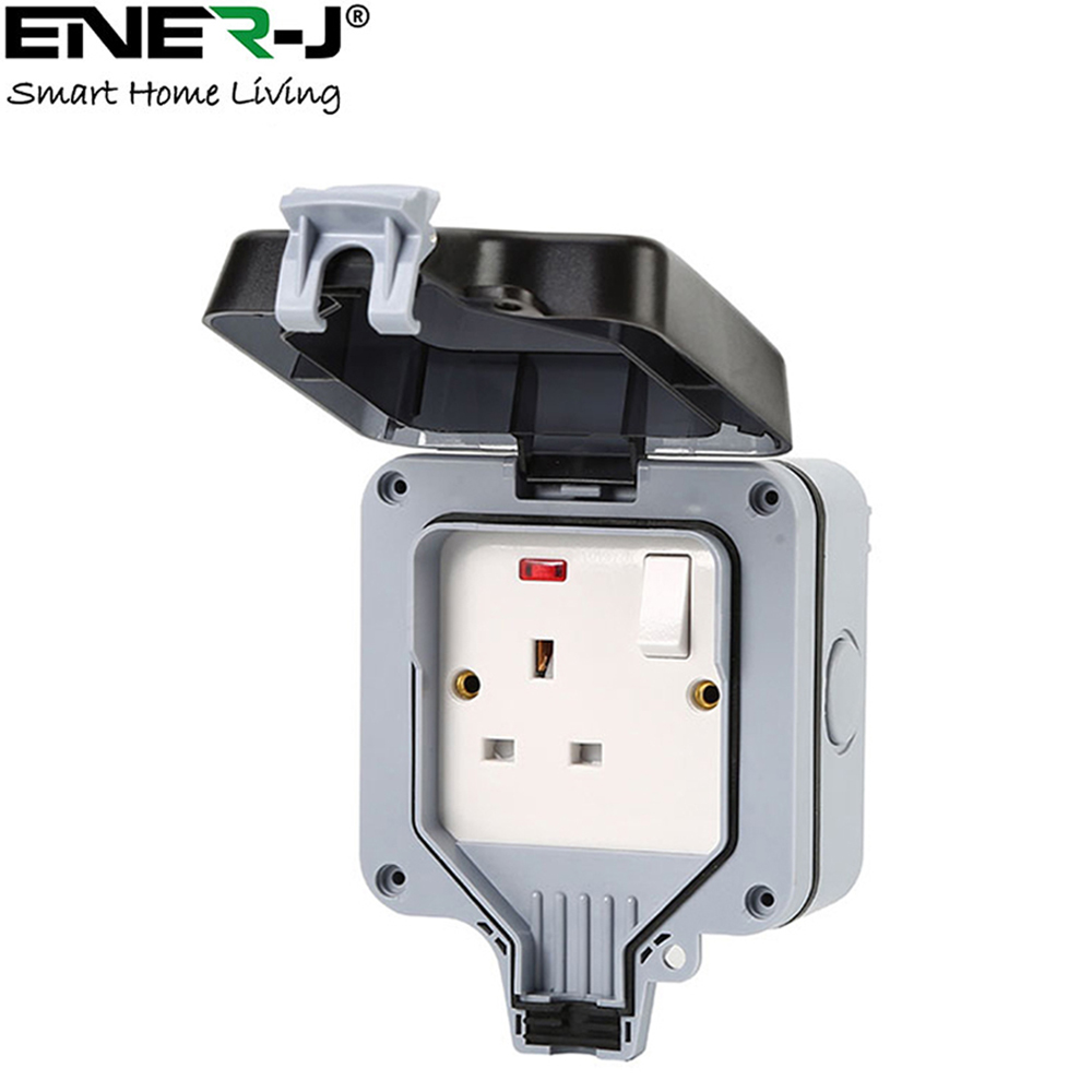 ENER-J 1 Gang 13A Single BS Socket and Switch Image 4
