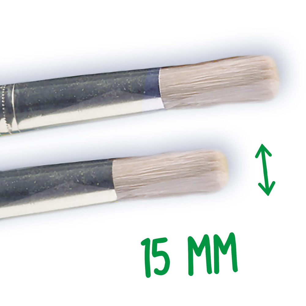 SES Creative 2 Pack Jumbo Paint Brush Set Image 3