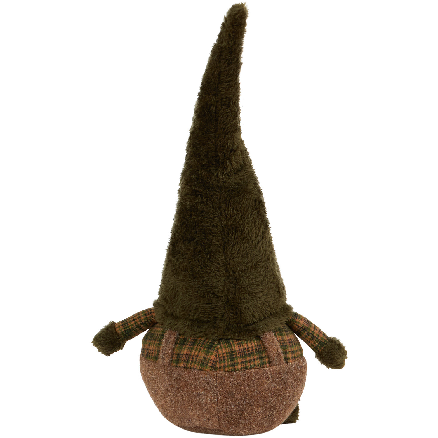 Sitting Tartan Gonk Olive Green - Olive Green Image 3