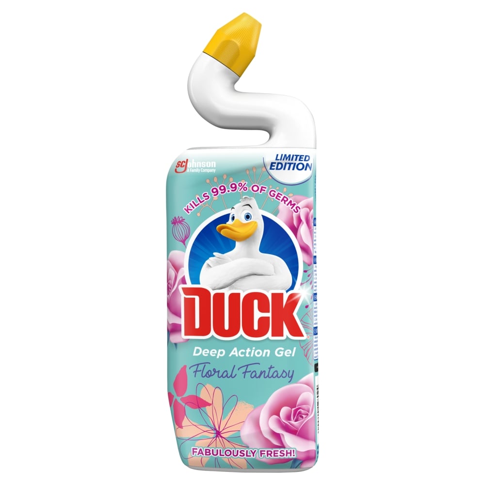 Duck Floral Fantasia Toilet Liquid Gel 750ml Wilko
