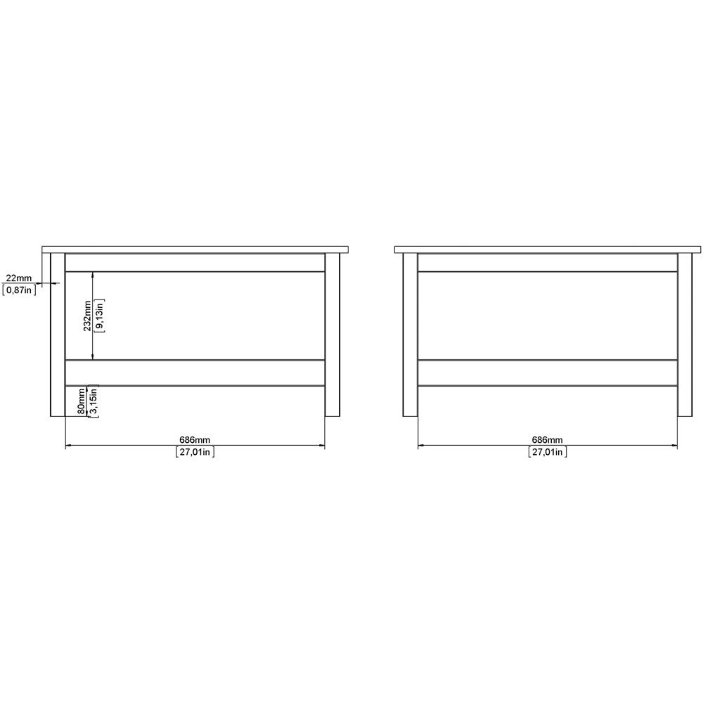 Florence Barcelona White Coffee Table Image 8