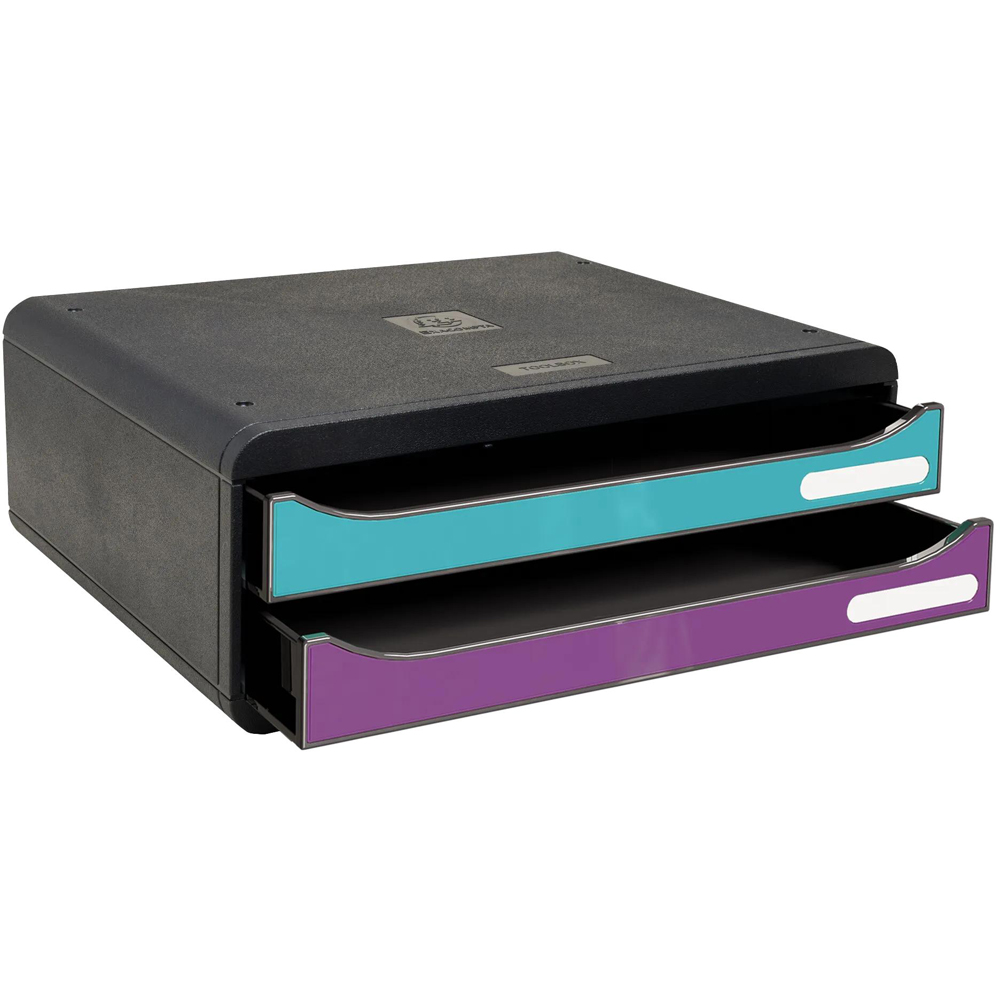 Exacompta Titane 2 Drawer Multicolour Toolbox Filing Module Image 5