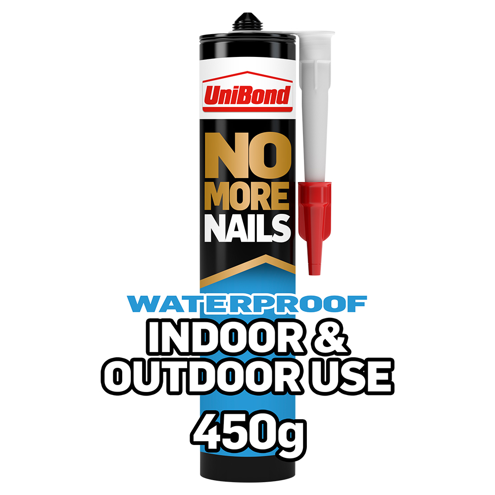 UniBond No More Nails Waterproof Adhesive Cartridge 450g Image 2