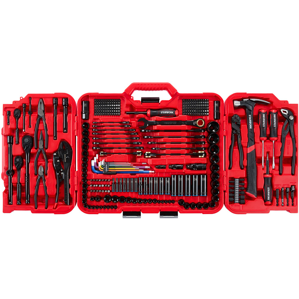STARWORK True Mechanic 306 Piece Mechanics Tool and Socket Set Image 4
