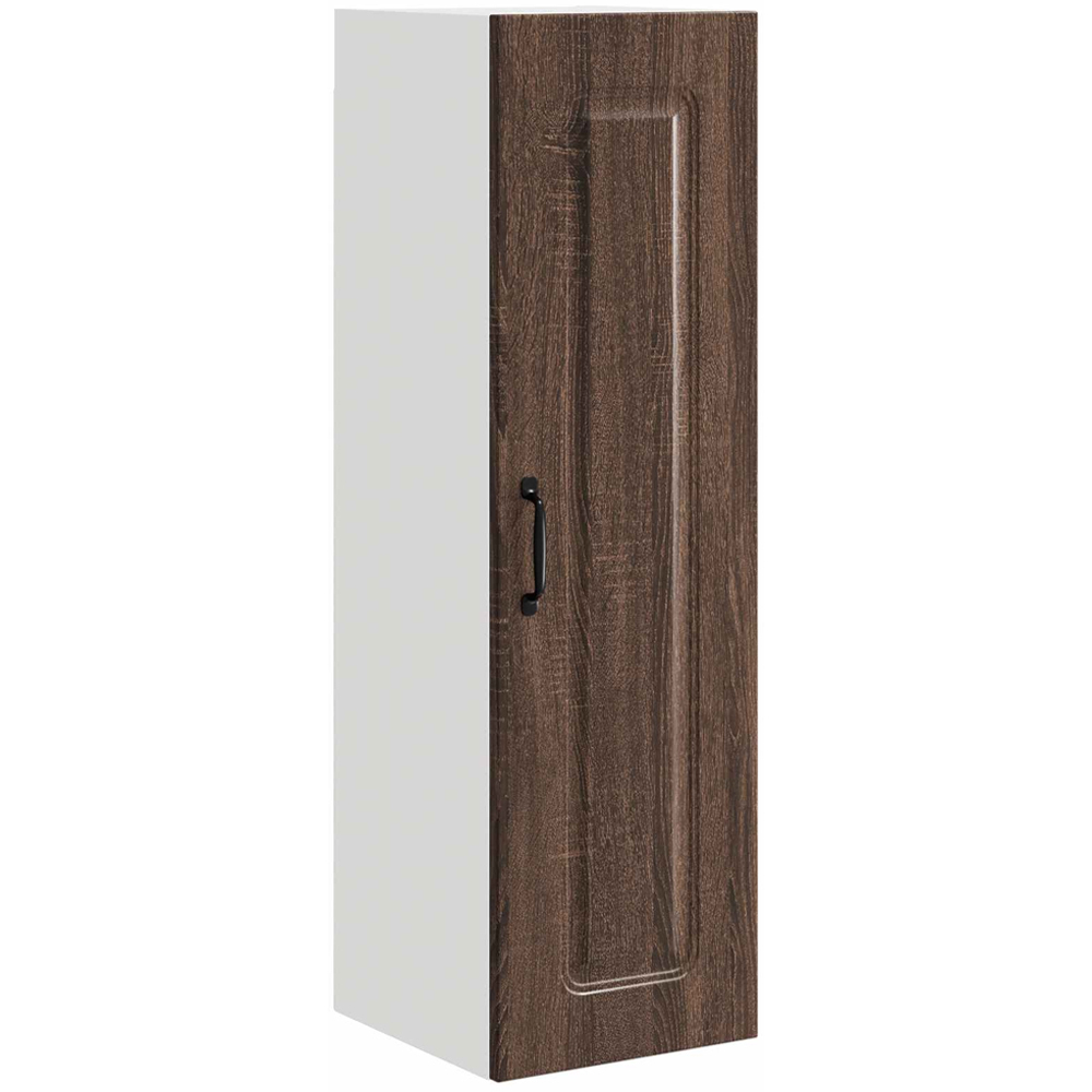 vidaXL Single Door Brown Oak Kitchen Wall Cabinet Image 2