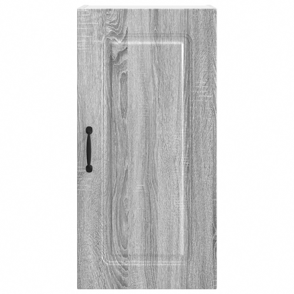 vidaXL Kalmar Single Door Grey Sonoma Wall Kitchen Cabinet Image 4