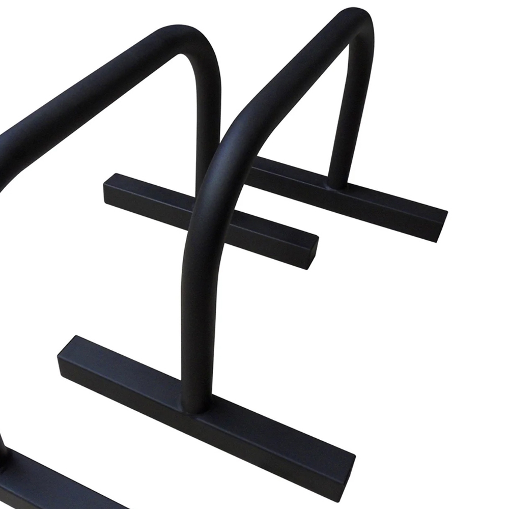 MonsterShop Black Large Parallettes Bar Image 2