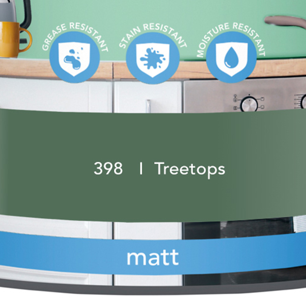 Wilko Treetops Kitchen Matt Emulsion Paint 2.5L Wilko