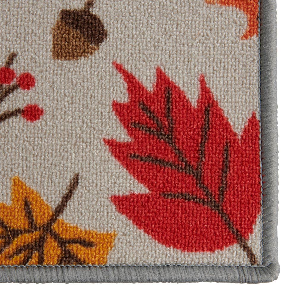 wilko Leaves Autumn Washable Mat 40 x 58cm Image 2