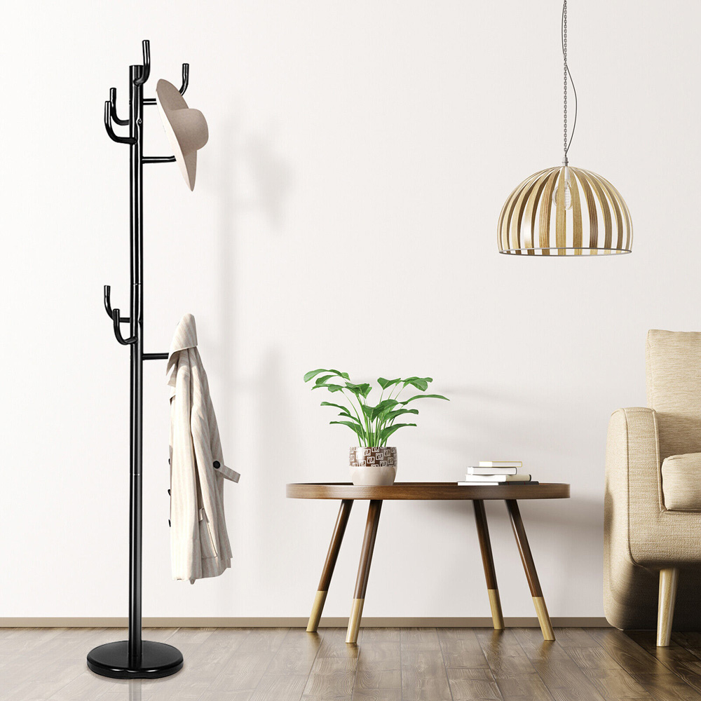 Costway 8 Hook Coat Hanger Stand Image 5