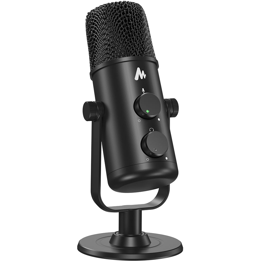 Maono USB Cardioid Condenser Omnidirectional Microphone with Headphone Jack Image 1