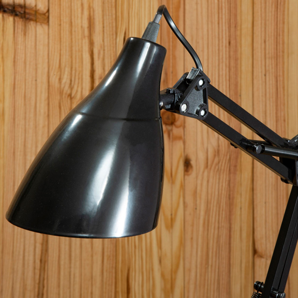 Premier Housewares Finley Black Desk Lamp Image 6