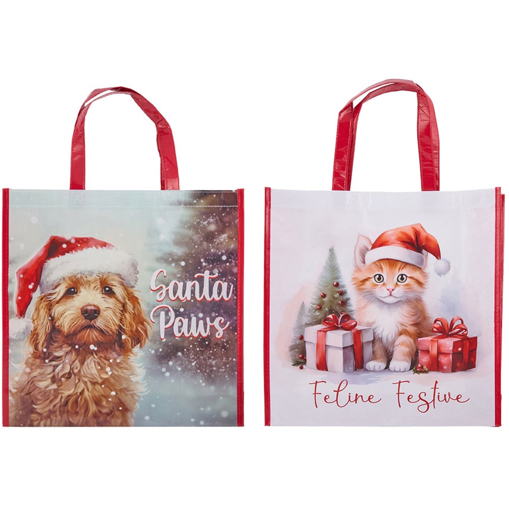 Assorted Santa Paws Shopper Bag Multicolour Image 1