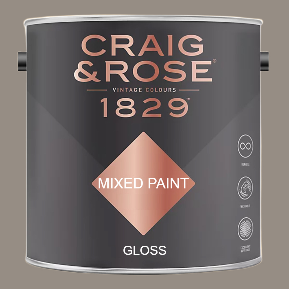 Craig & Rose 1829 Vintage Walls Wood and Metal Round Room Gloss Mixed Paint 2.5L Image 2