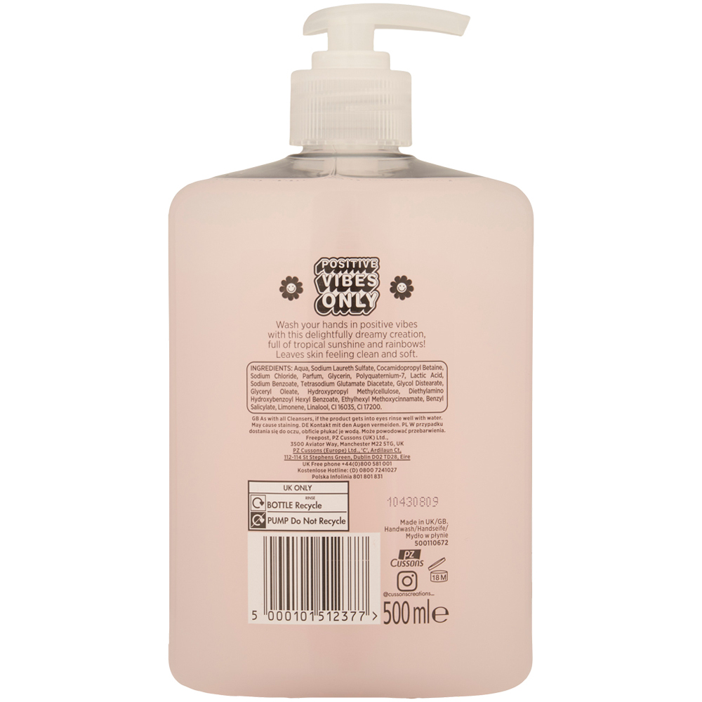 Cussons Creations Positive Vibes Hand Wash 500ml Image 2