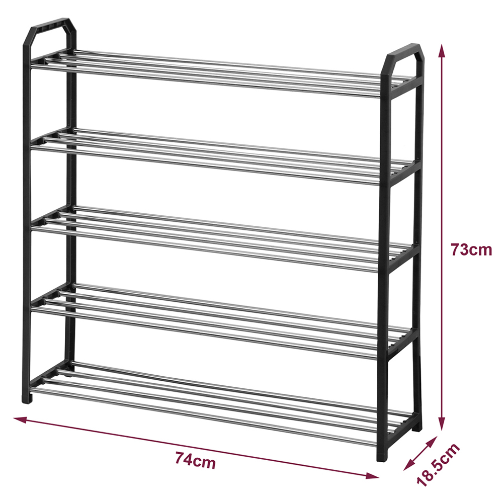 House of Home 5-Tier Shoe Storage Rack Image 4