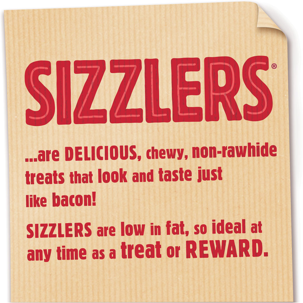Bakers Sizzlers Dog Treats Bacon 185g Image 7
