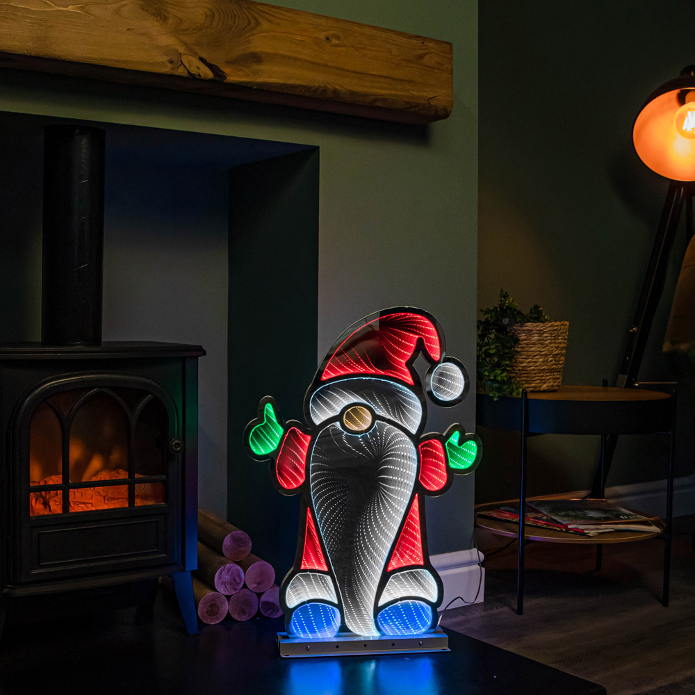 Samuel Alexander Infinity Christmas Santa on Metal Base 60cm Image 8