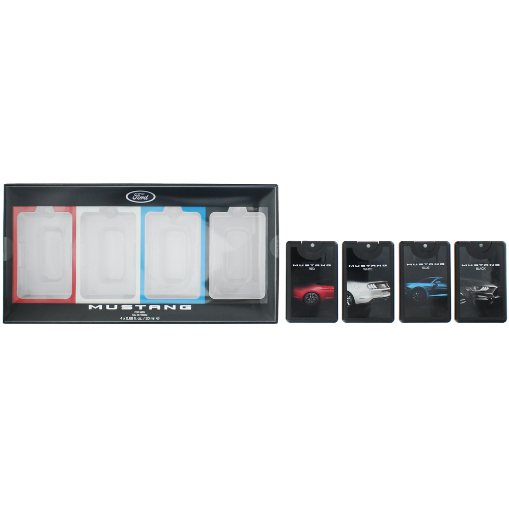 Mustang Pocketspray Coffret Eau de Toilette 20ml 4 Piece Set Image