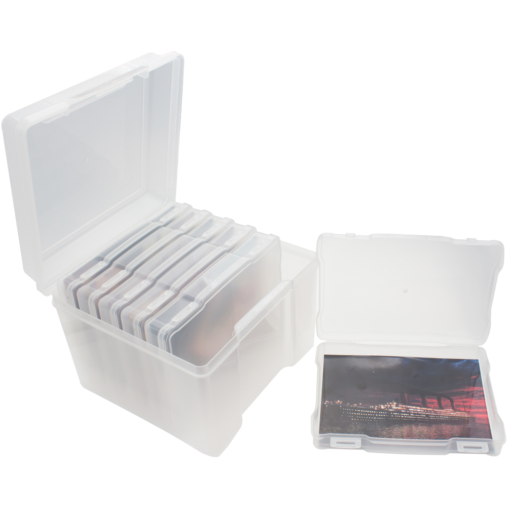 Avilo Clear Photo Storage Box 6 x 4 inch Image 5