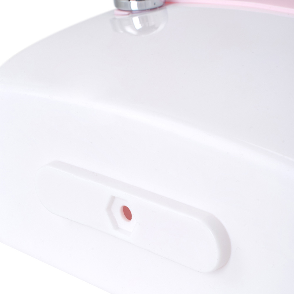H&O Direct Pink Realistic Baby Potty Training Toilet with Flushing Sound Image 5