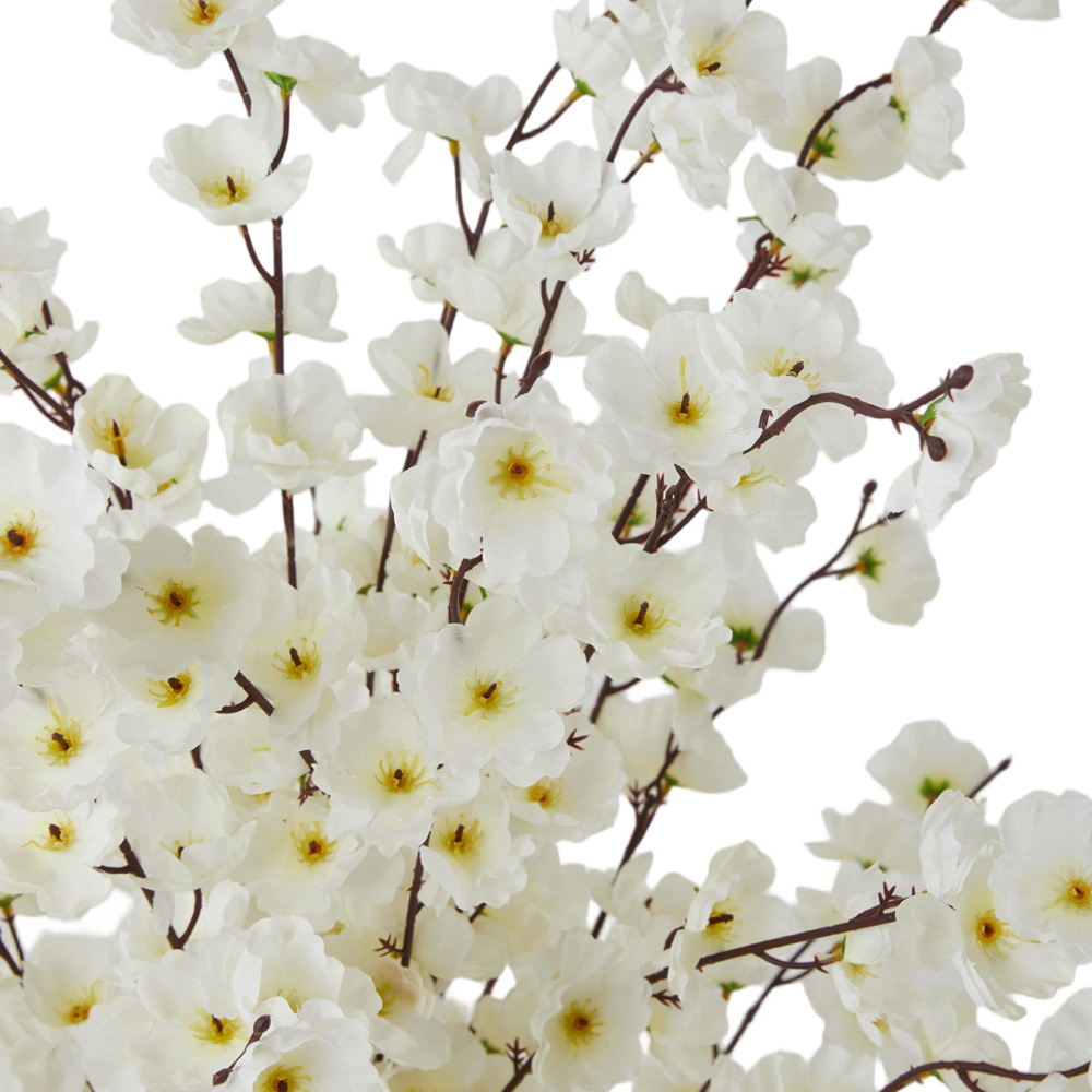 Living and Home Decorative Artificial Wintersweet Plant in Pot 95cm Image 6