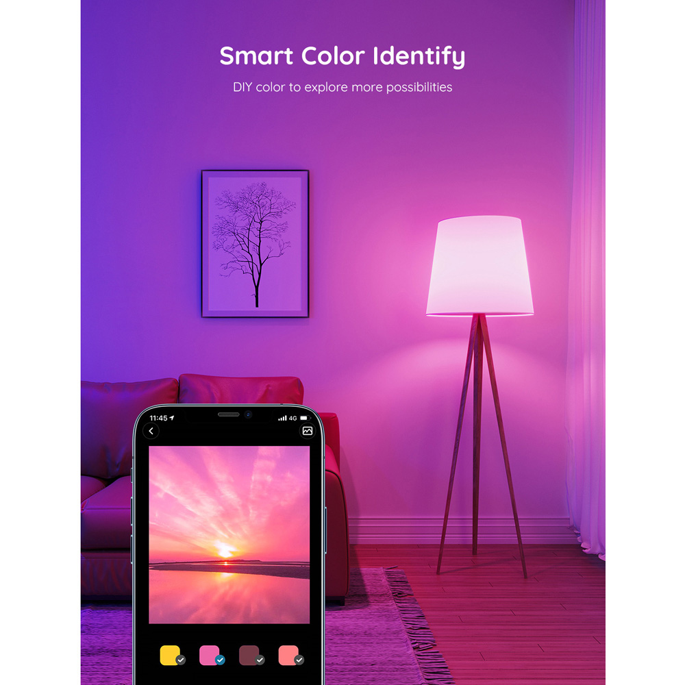 Govee 2 Pack E27 RGBWW 9W Smart LED Bulb Image 2
