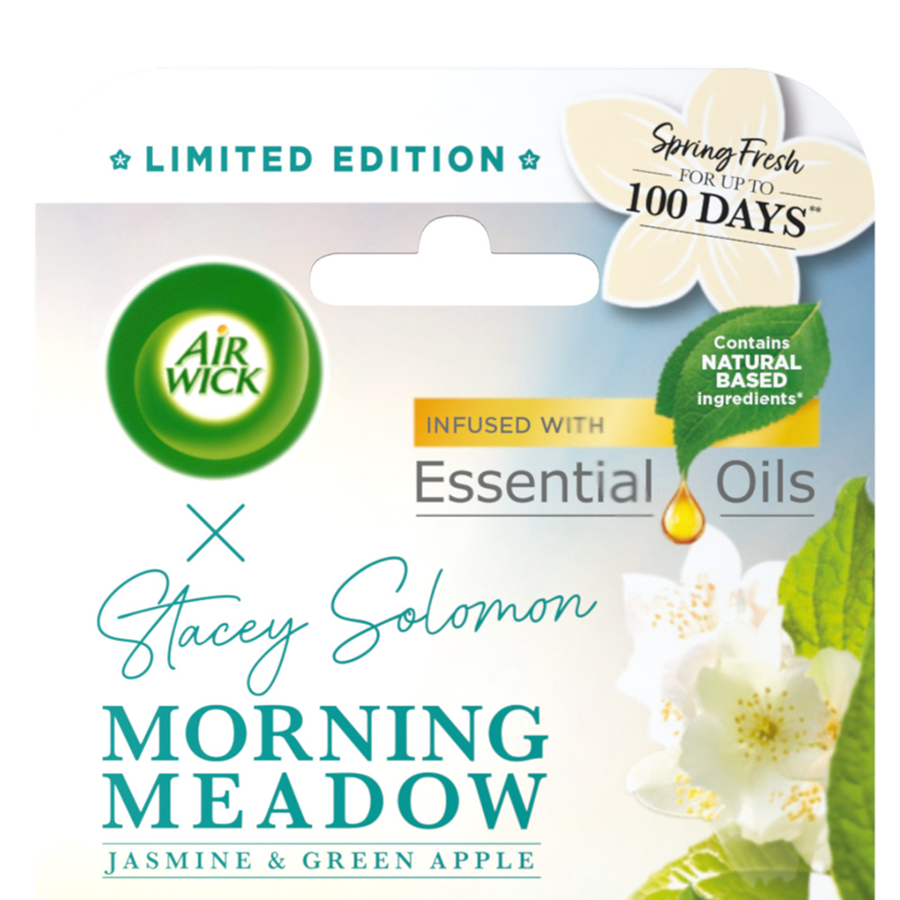 Air Wick x Stacey Solomon Morning Meadow Air Freshener Single Refill 19ml Image 2
