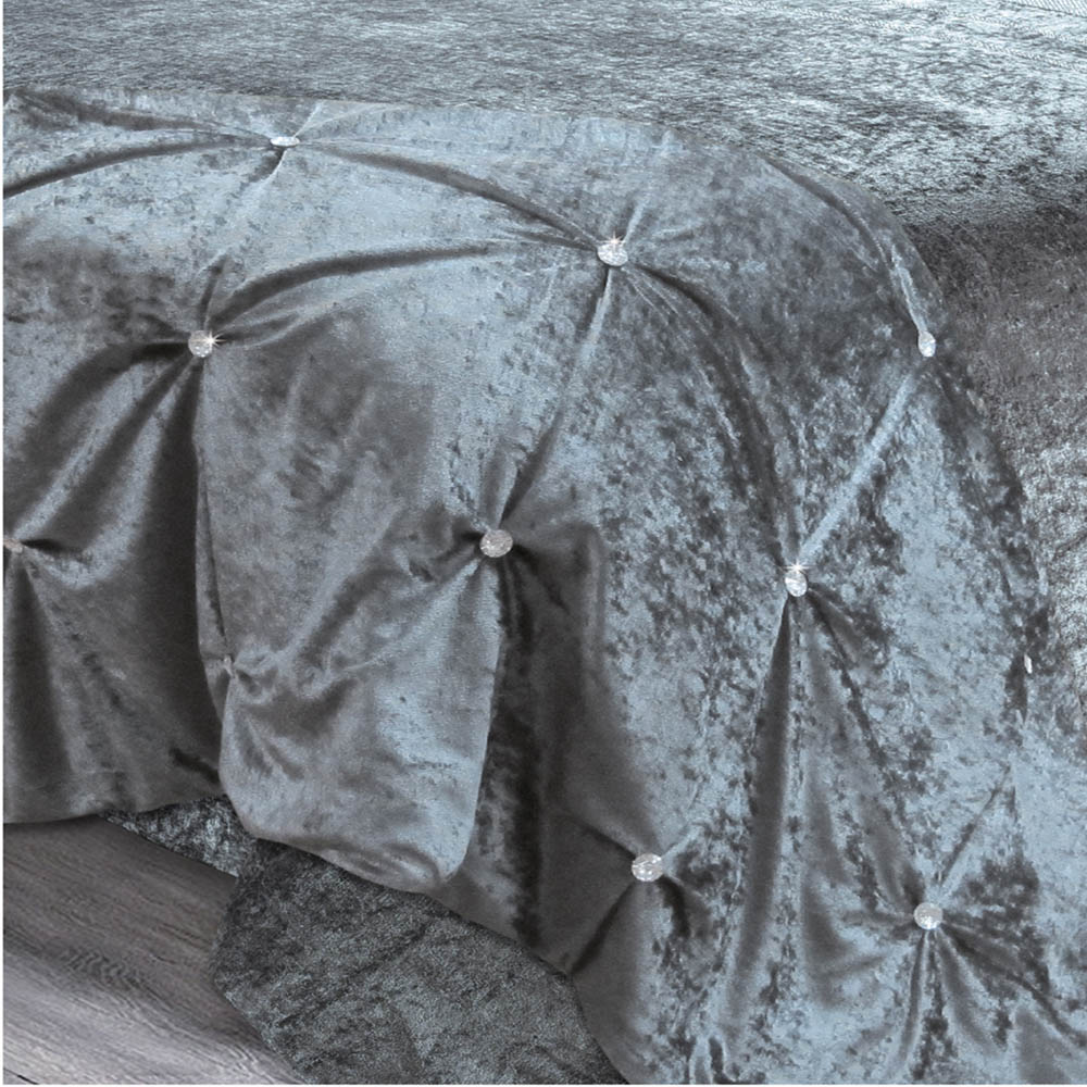 Intimates Rienzo Double Silver Diamante Duvet Set Image 3