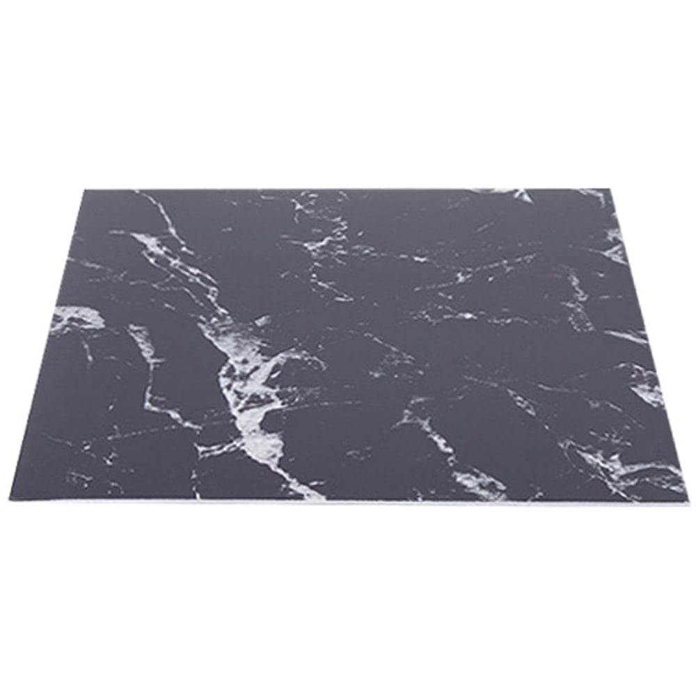 Living and Home Marble Patterned Neutral Grey PVC Self Adhesive Wall Sticker 10 Pack Image 3