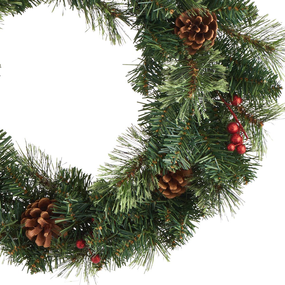 Wilko 60cm Christmas Wreath Image 3