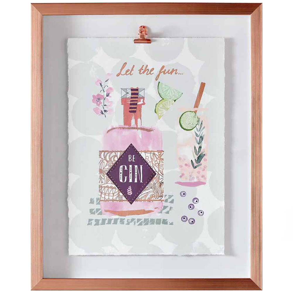 Art For The Home Let The Fun Be Gin Image