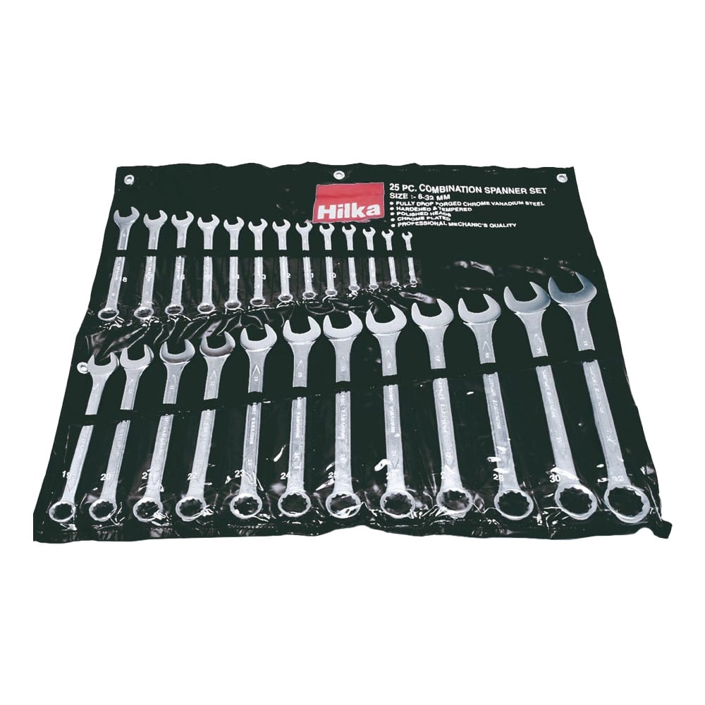 Hilka 25 Piece Metric Combination Spanner Set Image 1