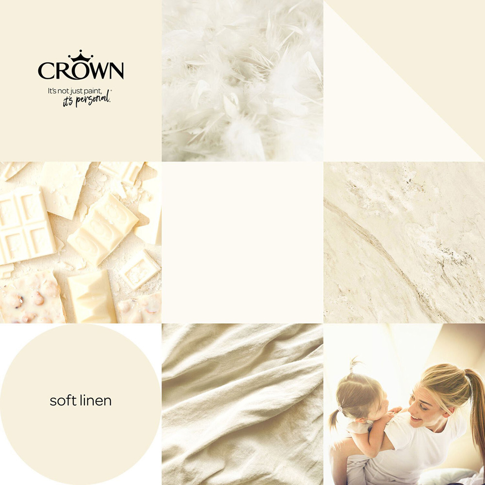 Crown Silk Emulsion Paint 5L - Soft Linen Image 6