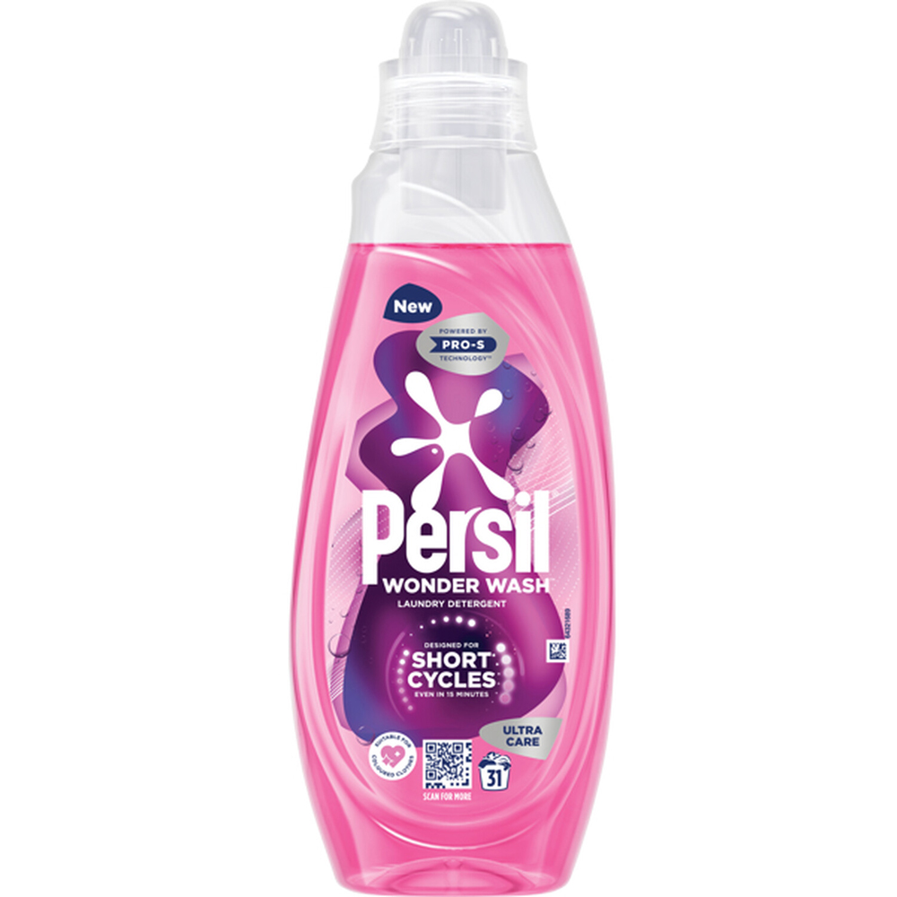 Persil Wonder Wash Ultra Care Laundry Detergent 31 Wash 837ml Image