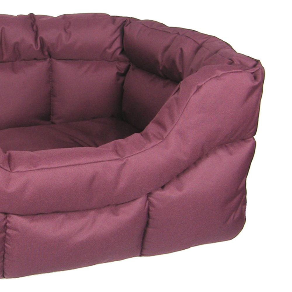 P&L Large Red Heavy Duty Dog Bed Image 3