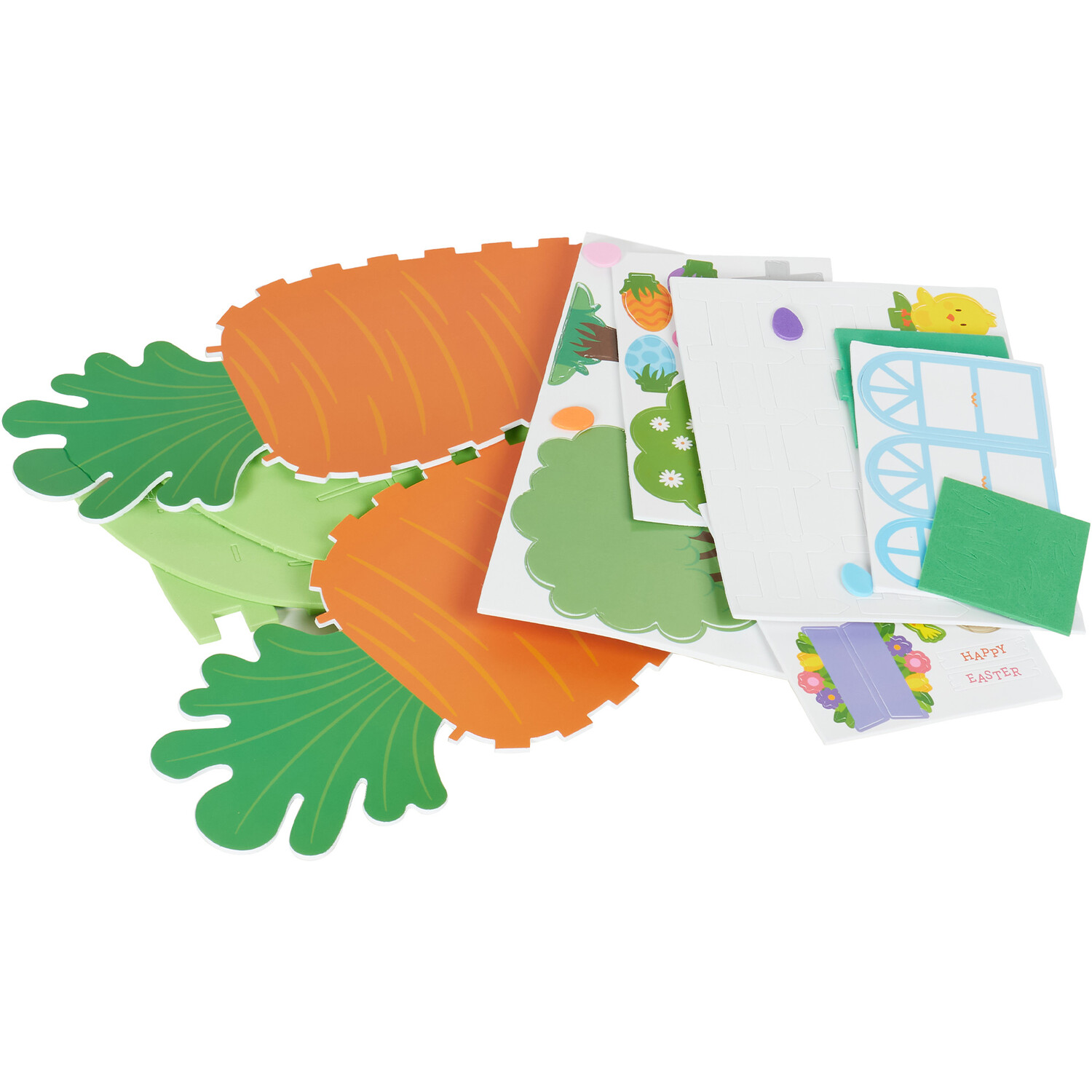 Easter Make Your Own Carrot House Kit Image 3