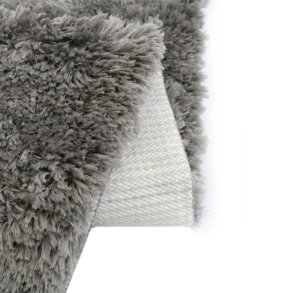 Homemaker Grey Soft Washable Rug 100cm Image 4