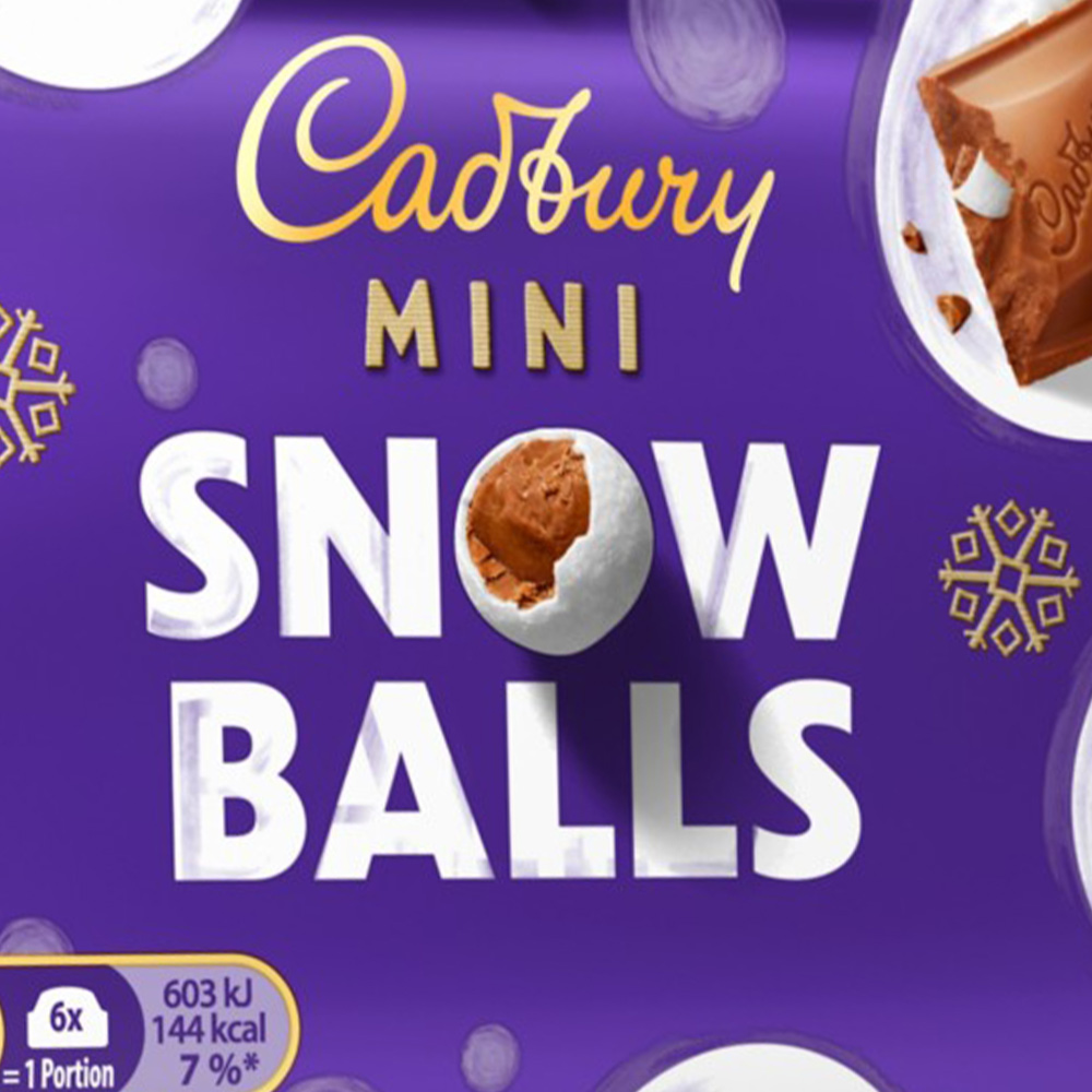Cadbury Dairy Milk Mini Snowballs 110g Image 4