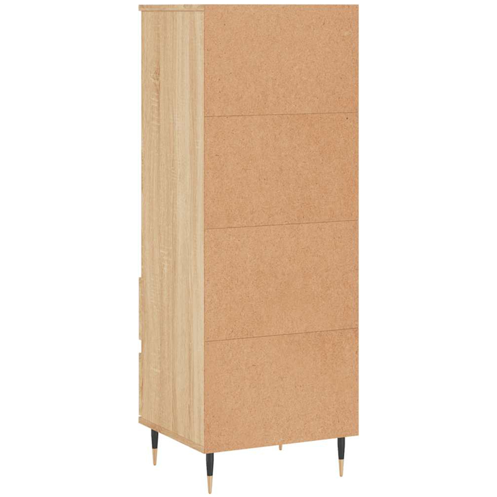 vidaXL 2 Drawer 3 Shelf Sonoma Oak Highboard Image 8
