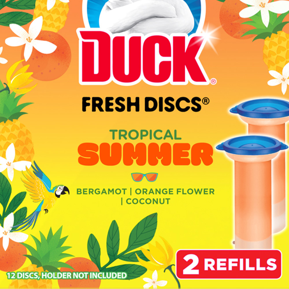 Duck First Kiss Flowers Fresh Disc Refill Image 3