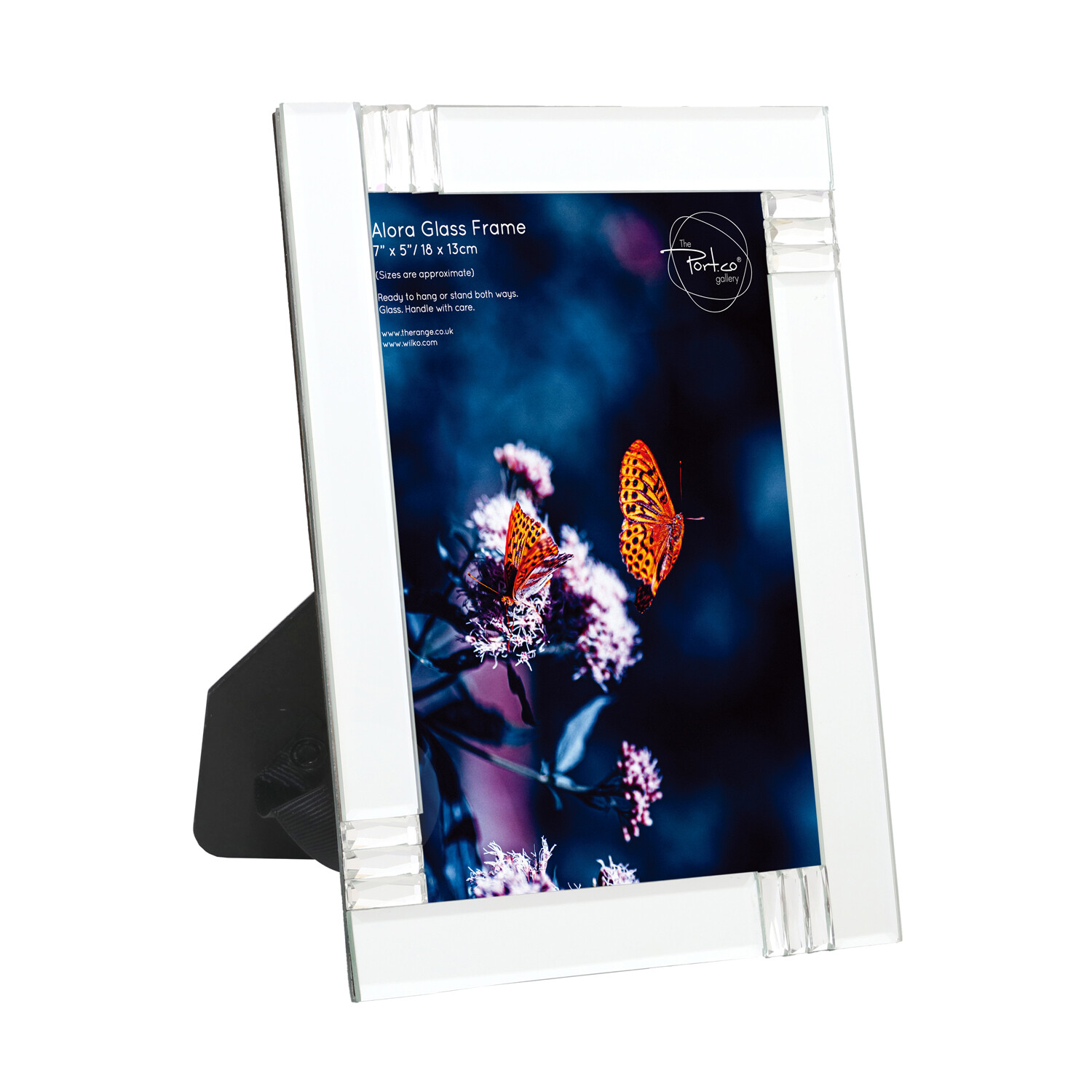 Alora Glass Frame - Silver / 7 x 5 inch Image 5